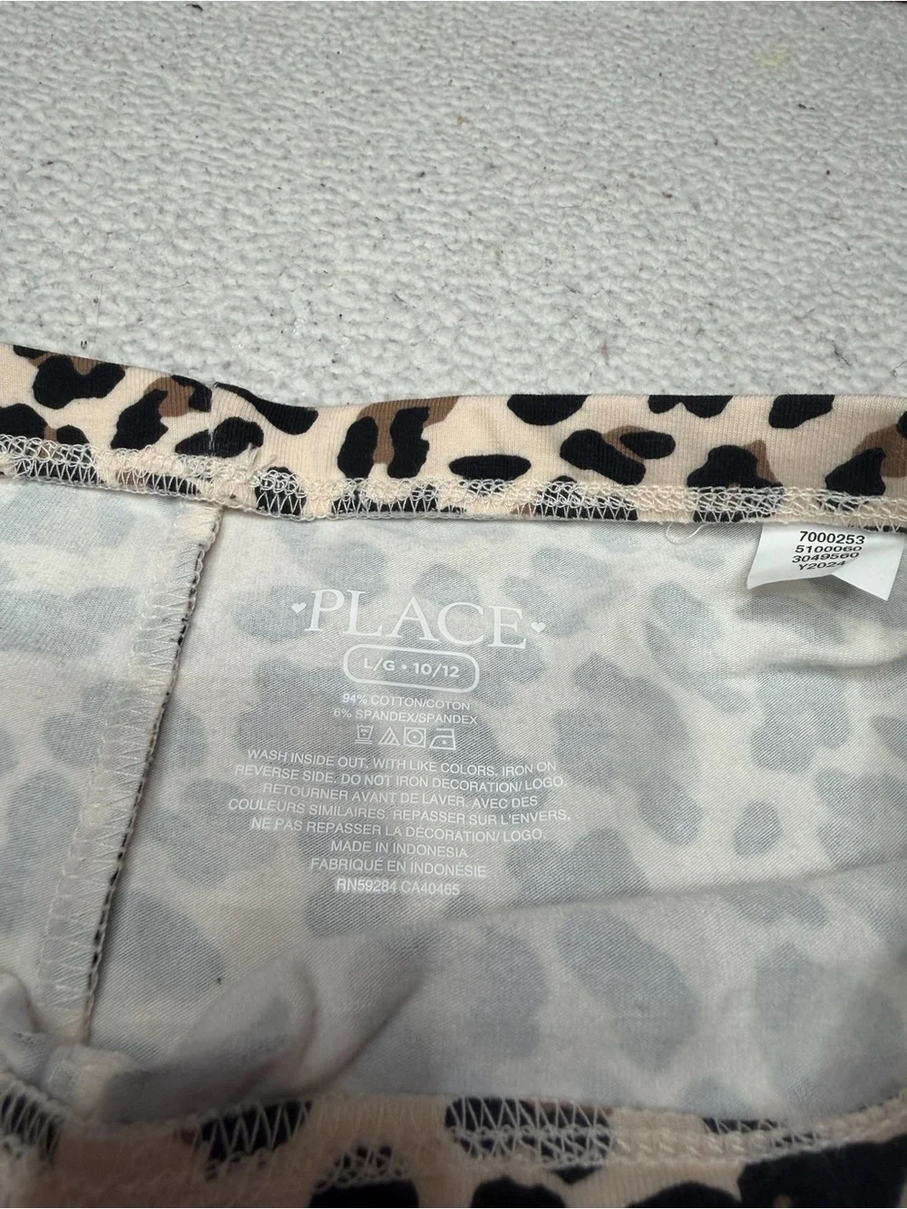 Animal leggings for girls size large